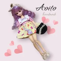 リカちゃんサイズ　ワンピース　ハンドメイドのサムネイル
