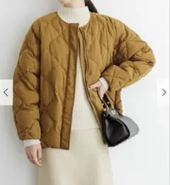 ★美品 コクーンキルティングダウン　URBAN RESEARCH キャメル