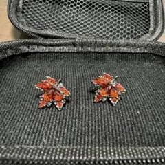 紅葉　ピアス　2個セット