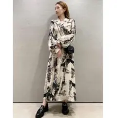 snidel スナイデル シティビュープリントワンピ サイズ0