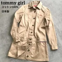 tommy girl コットン100% ワンピース カーディガン