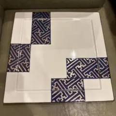 スクエアプレート 角皿 正角皿 おしゃれ デザート皿 大皿 有田焼 食器 3枚