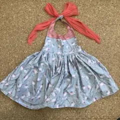 MARLMARL エプロンドレス フラミンゴ柄