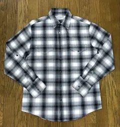 OVAL DICE 長袖 チェック シャツ サイズ メンズ ホワイト ブラック