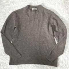 【美品/ ヤク100 】シップス ニット セーター チベットヤク ブラウン L