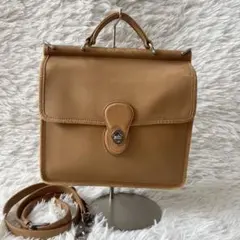 【希少カラー】オールドコーチ ウィリス ショルダーバッグ ターンロック レザー