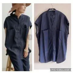 URBAN RESEARCH DOORS＊リヨセルデニムフレンチスリーブシャツ