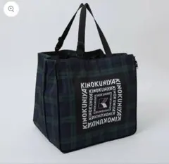 TKMK 紀ノ国屋 保冷エコバッグ 大容量 チェック柄 - メルカリ