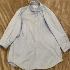 ユナイテッドアローズ 7部丈ストライプシャツ Mサイズ