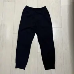 GU KIDSドライストレッチジョガーパンツ　130 黒のサムネイル