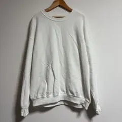 GILDAN ホワイト スウェット　Lサイズ　白