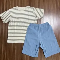 ユニクロ キッズ 160cm 半袖パジャマ 半袖ルームウェア