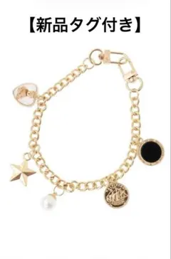 【新品タグ付き】アースミュージック&エコロジーモチーフチェーンチャームおまけ付き