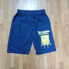 スポンジボブ ショートパンツ LL ネイビー