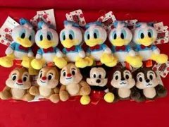 【タグ付き・12個セット】ディズニーフレンズ ボールチェーン付きマスコット 4種