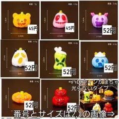デコパーツ　ハンドメイド資材　　ハロウィンかぼちゃ２(光らないタイプ)のサムネイル