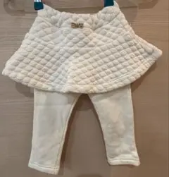 アイボリー スカート付きパンツ 90サイズ