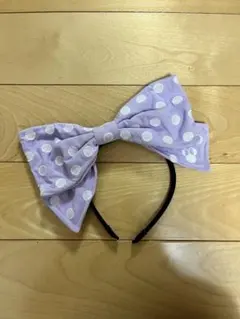 カチューシャ ミニー 紫 ディズニー