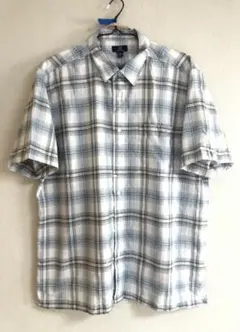 古着 George.(ジョージ) チェック柄 半袖シャツ XL