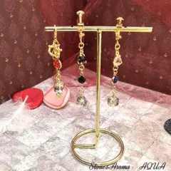 【3点セット】イメージアクセサリー 壱・弐・参＆蟲｜概念イヤリング＆チャーム