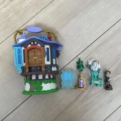 ディズニー プリンセス 塔の上のラプンツェル フィギュア おうちセット 中古