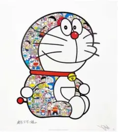 村上隆 × ドラえもん 版画「青空の下のドラえもん達」 青空の下のドラえもん達 オフセット | 村上隆 絵画販売・買取