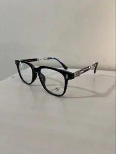 ポ*オ様 大人気 伊達メガネ　サングラス クロス シルバー y2k