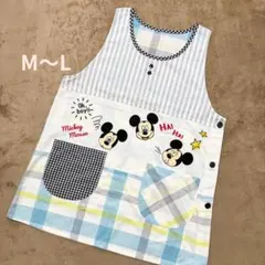 エプロン ミッキー ML キャラクター ディズニー 保育士