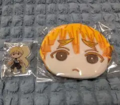 鬼滅の刃　我妻善逸　おまんじゅうポーチ　一番くじ　アクリルキーホルダー