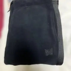 Needles × UNIQLO フリースワイドパンツ　ブラック　Mサイズ