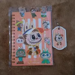 【激レア】ラブブ　シールブック　シール帳　透明シール　24ページ　オレンジ