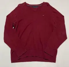 ㋳m2442 TOMMY HILFIGER ニット 長袖 L