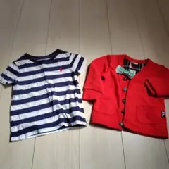 Polo Ralph Lauren Tシャツ 18M　ミキハウスカーディガン