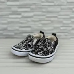 Vans ペイズリー柄 スリッポン　バンズ 14cm