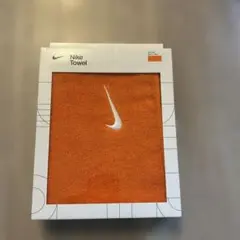 未使用　NIKE ナイキ　スポーツタオル　フェイスタオル　 オレンジのサムネイル