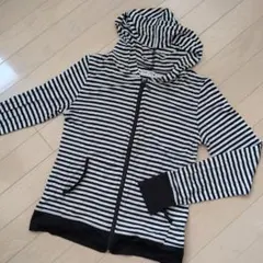 神戸レタス☆CandyCool ストライプフード付きパーカー Lサイズuvカットのサムネイル