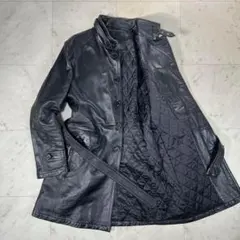 美品✨ バーバリーブラックレーベル シングルライダース 2way 希少サイズ 2025年最新】バーバリーブラックレーベル ライダース レザーの