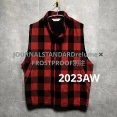 美品ジャーナルスタンダードFROSTPROOF別注パフベストバッファローチェック