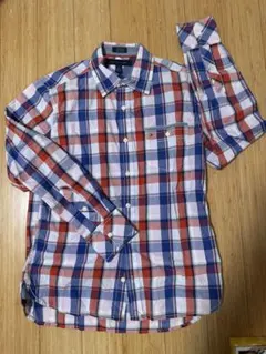 Tommy Hilfiger チェック柄長袖シャツ M