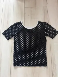 NICE CLAUP ドット柄 半袖カットソー トップスのサムネイル