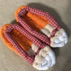 未使用 布ぞうり 室内履き スリッパ ヨガ 20cm