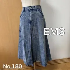 180) EMS エムズ デニムロングスカート