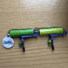 スプラトゥーン2 ミニチュア　ローラー　ストラップ　2個