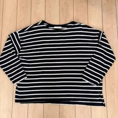 iro no hi ボーダー 長袖 カットソー M