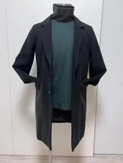 センスオブプレイス ブラック チェスターコート