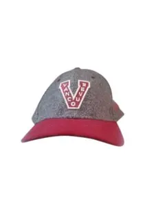 New Era Vintage キャップ グレー/赤