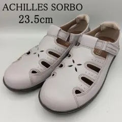 【極美品】アキレスソルボ スリッポン サンダル コンフォート パープル 23.5のサムネイル