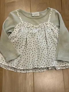 WILL MERY ドット柄トップス 90サイズ