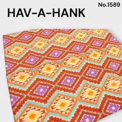 HAV-A-HANK RN15187 USA製 ネイティブ柄 バンダナ