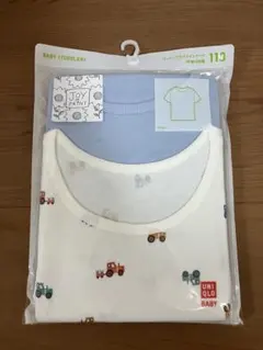 ユニクロ　コットンフライスインナーT 半袖110cm 2枚セット